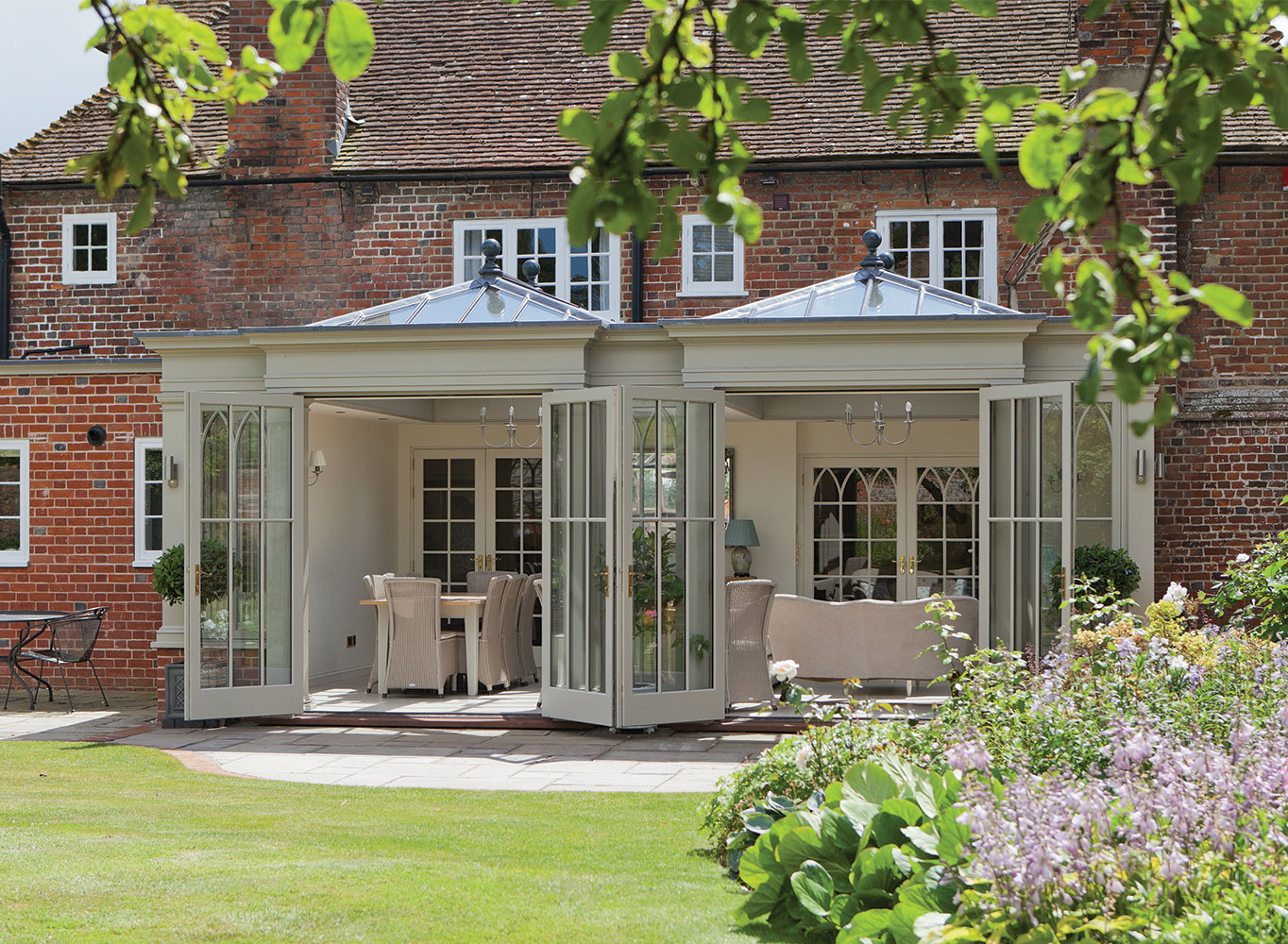 Orangery with two roof lanterns