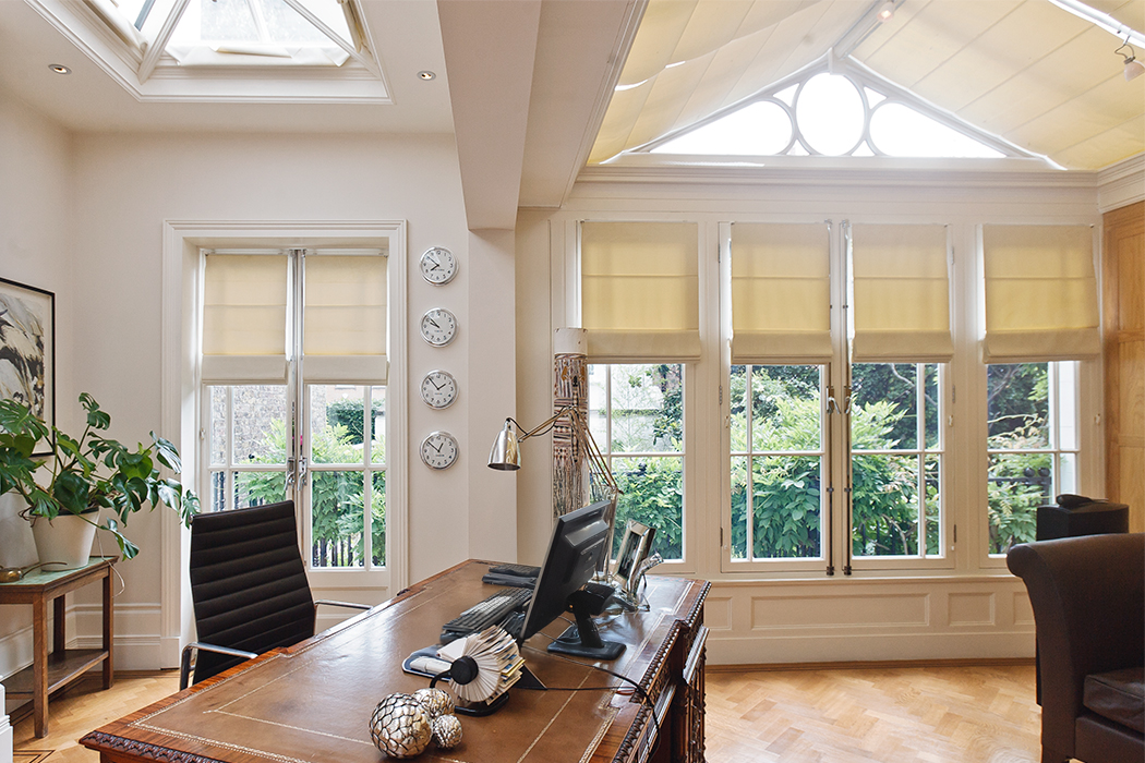 London townhouse home office