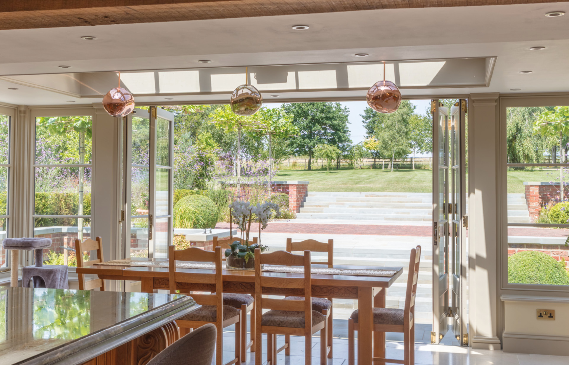 conservatory with interior by vale