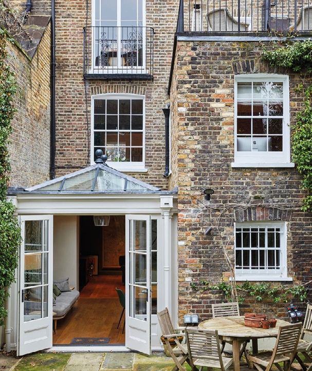 Orangery on a townhouse