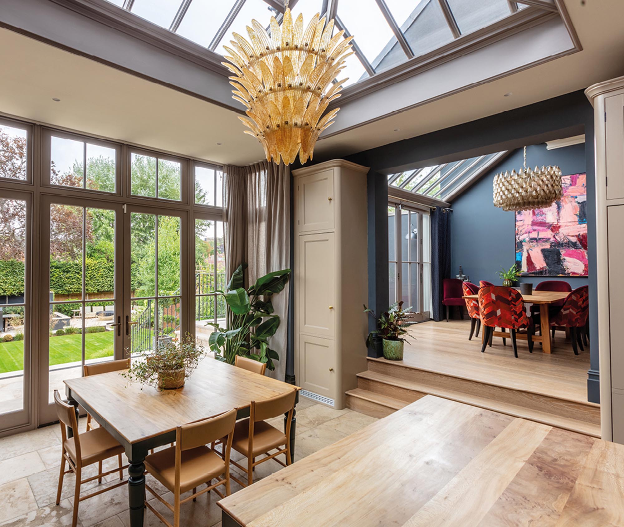 side extenson to country home