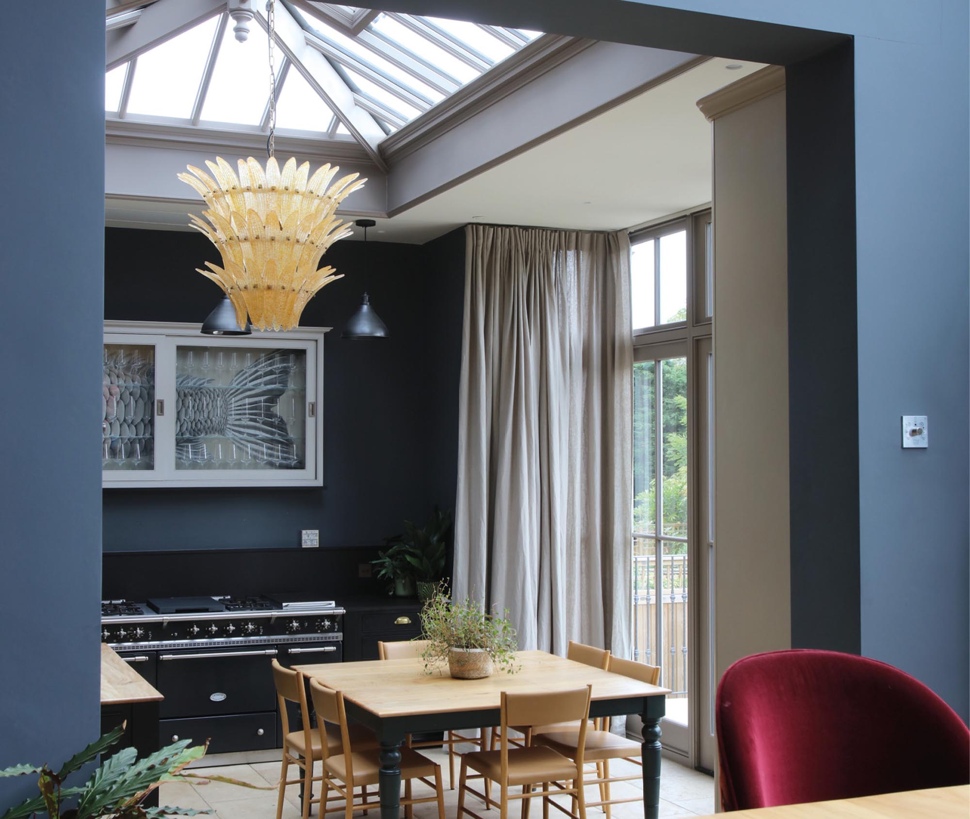 side extenson to country home