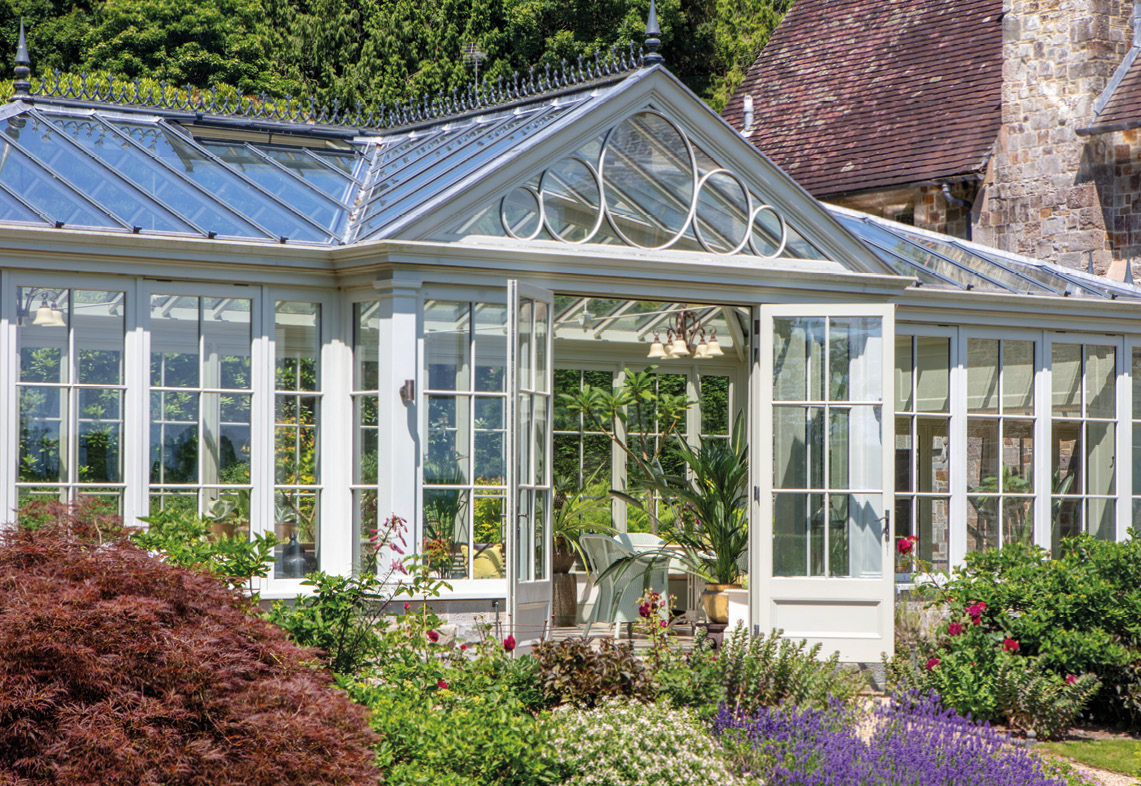 side extenson to country home