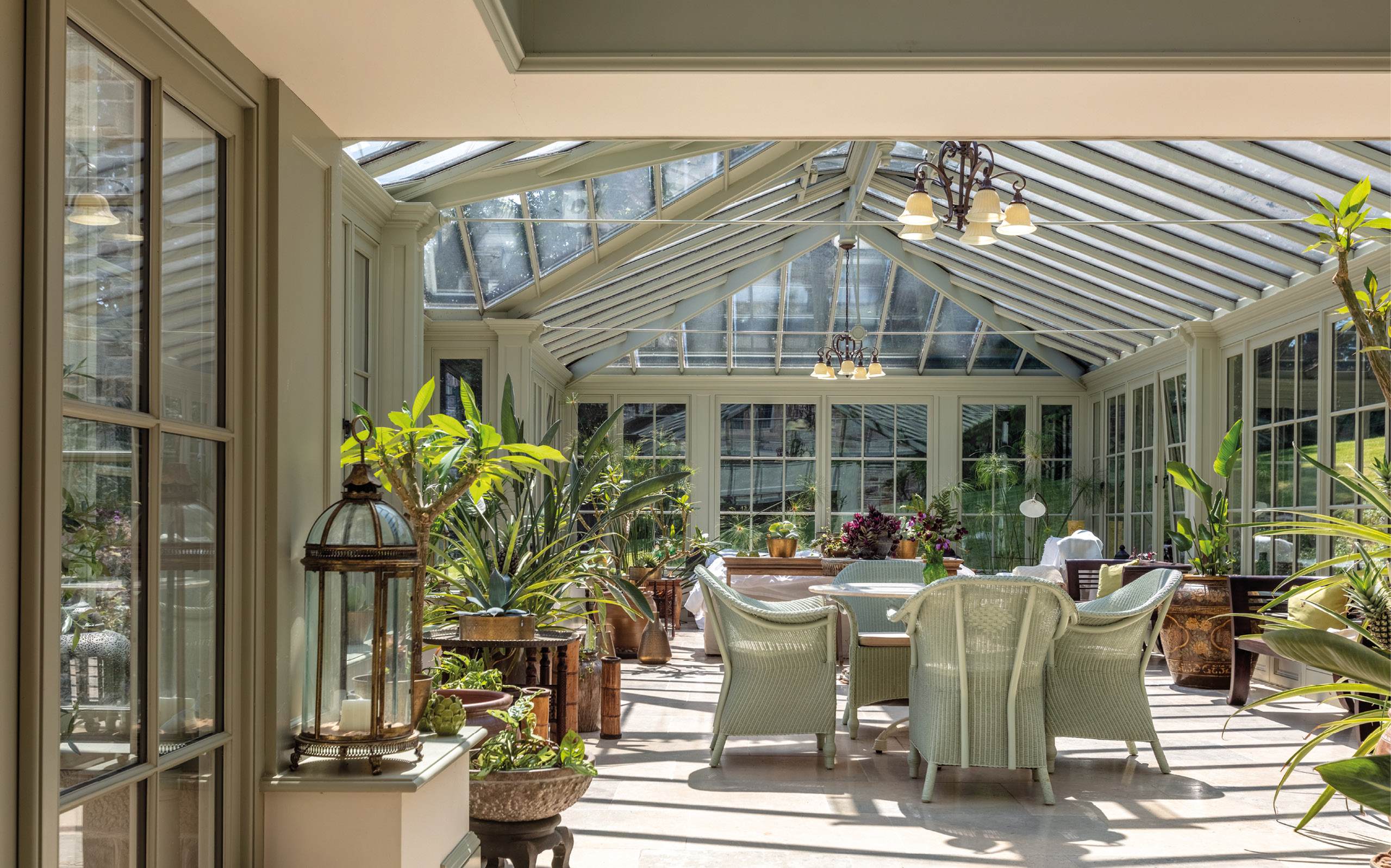 Luxury orangery on a beautiful georgian country home