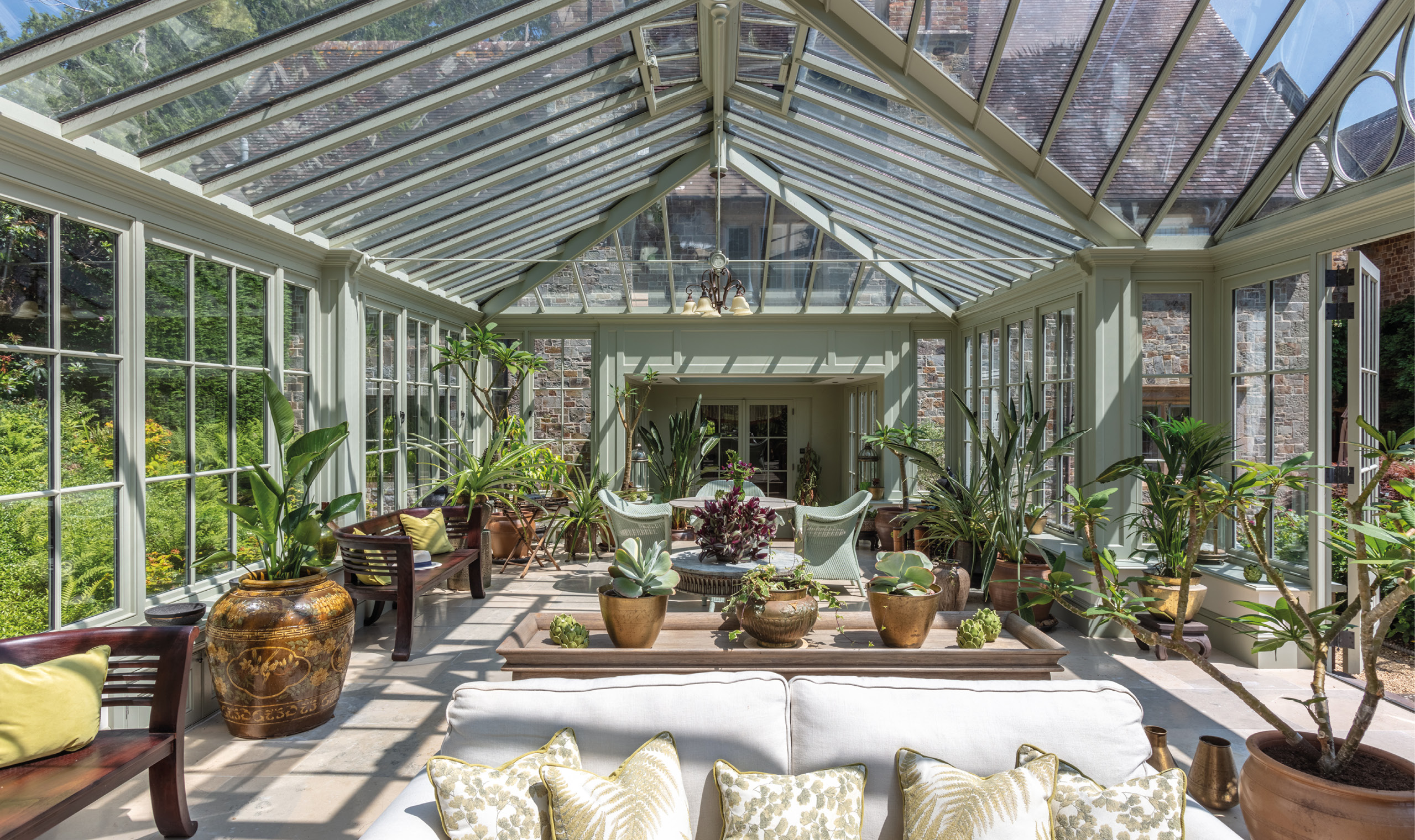 side extenson to country home