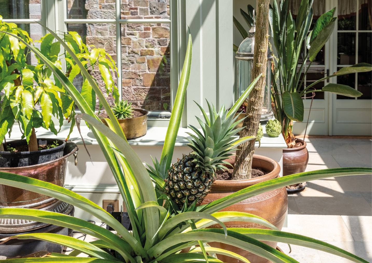 side extenson to country home