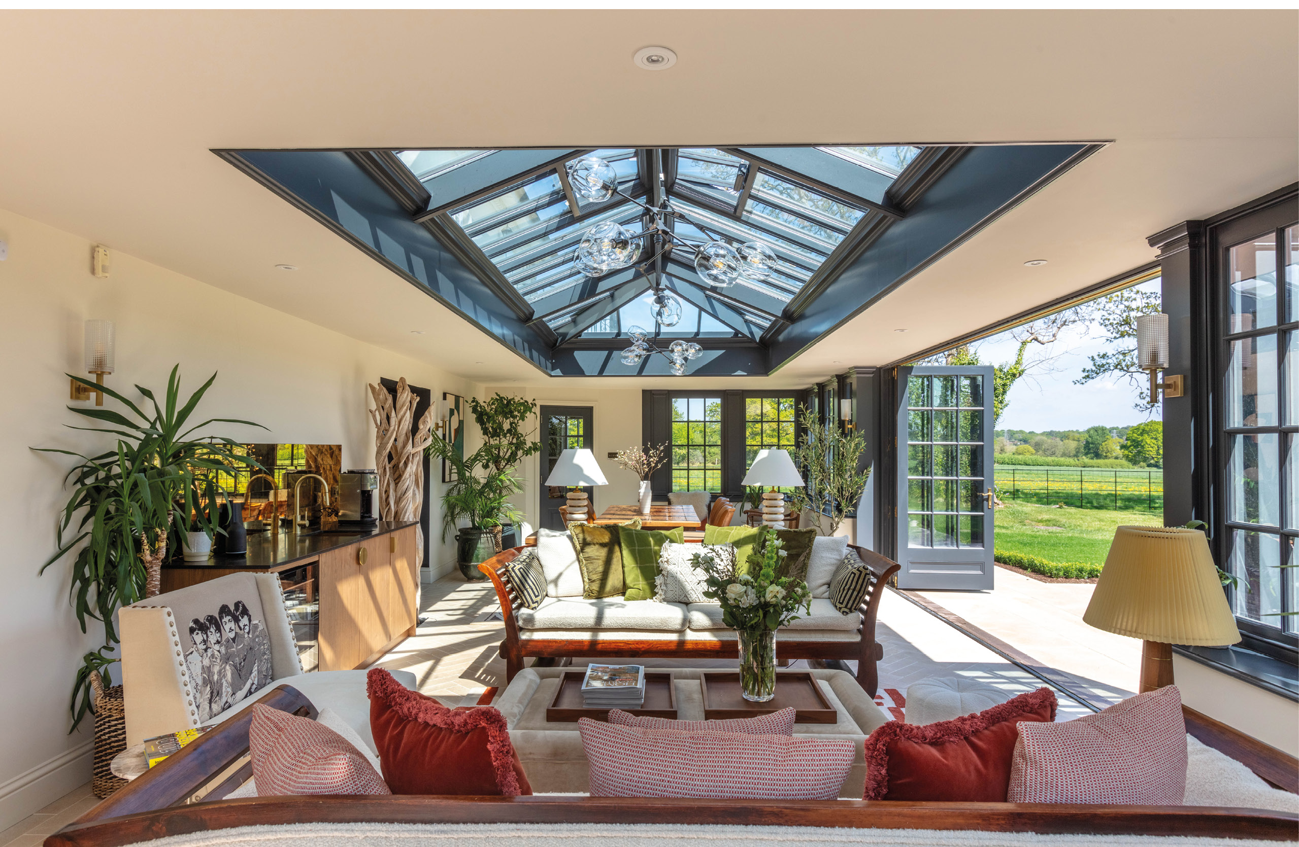 Luxury orangery on a beautiful georgian country home