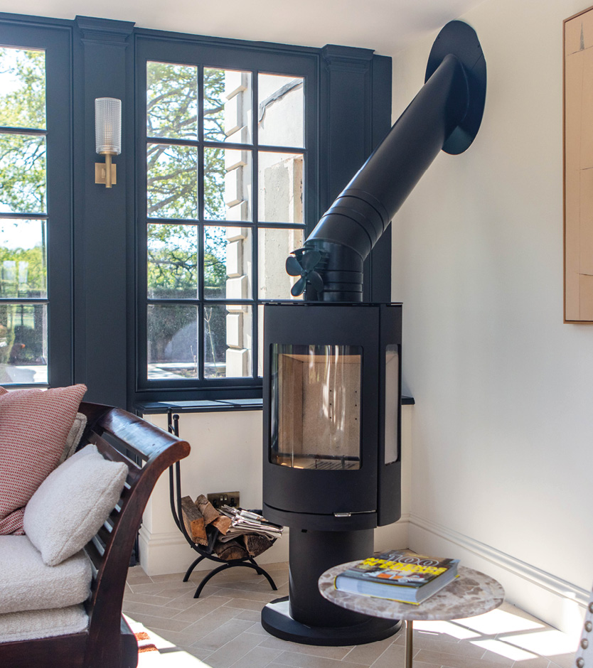 side extenson to country home