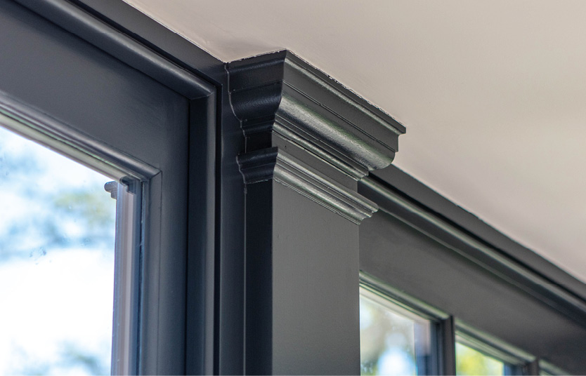 side extenson to country home