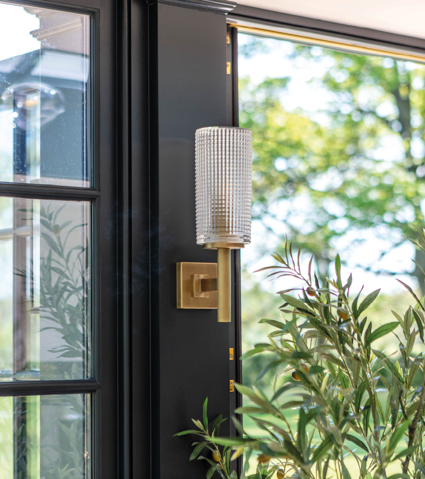 side extenson to country home