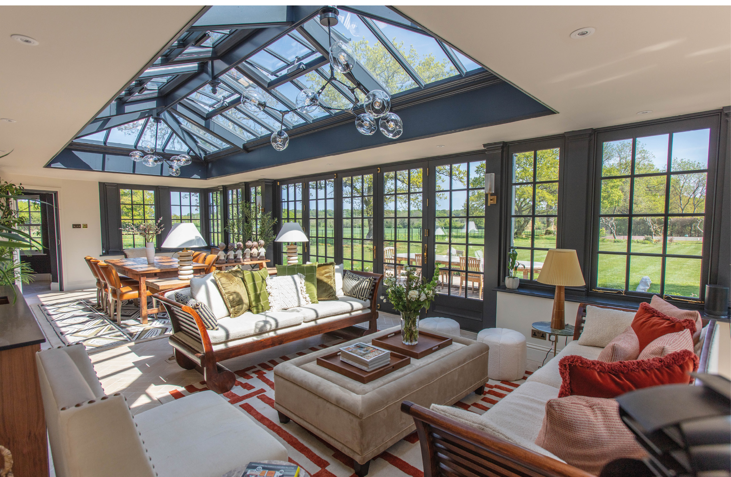 Luxury orangery on a beautiful georgian country home