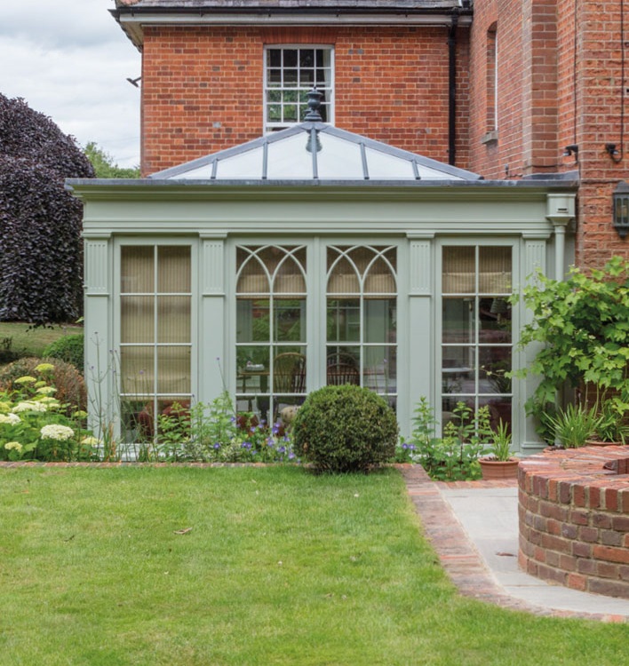side elevation of orangery