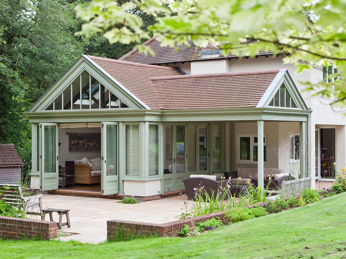 Solid roof conservatory design