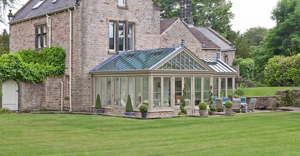 Bespoke conservatory designed with a gable