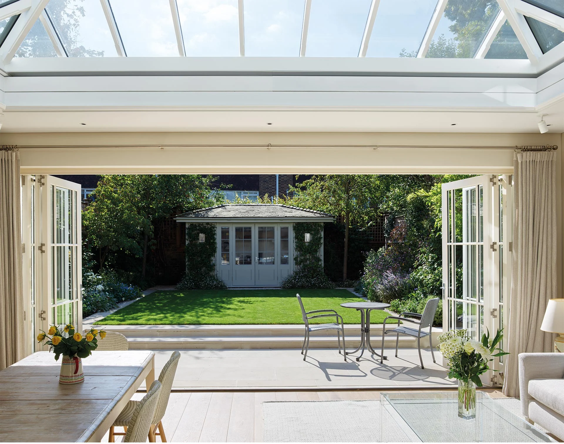 light filled orangery