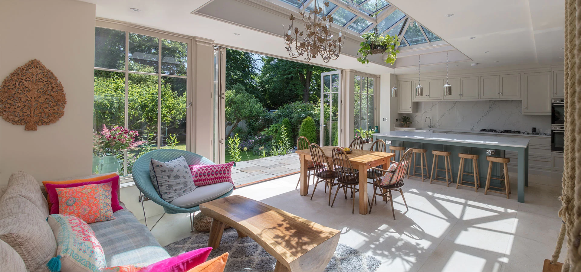 London townhouse with an orangery