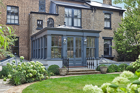 Dual level orangery and rooflights transform a London townhouse
