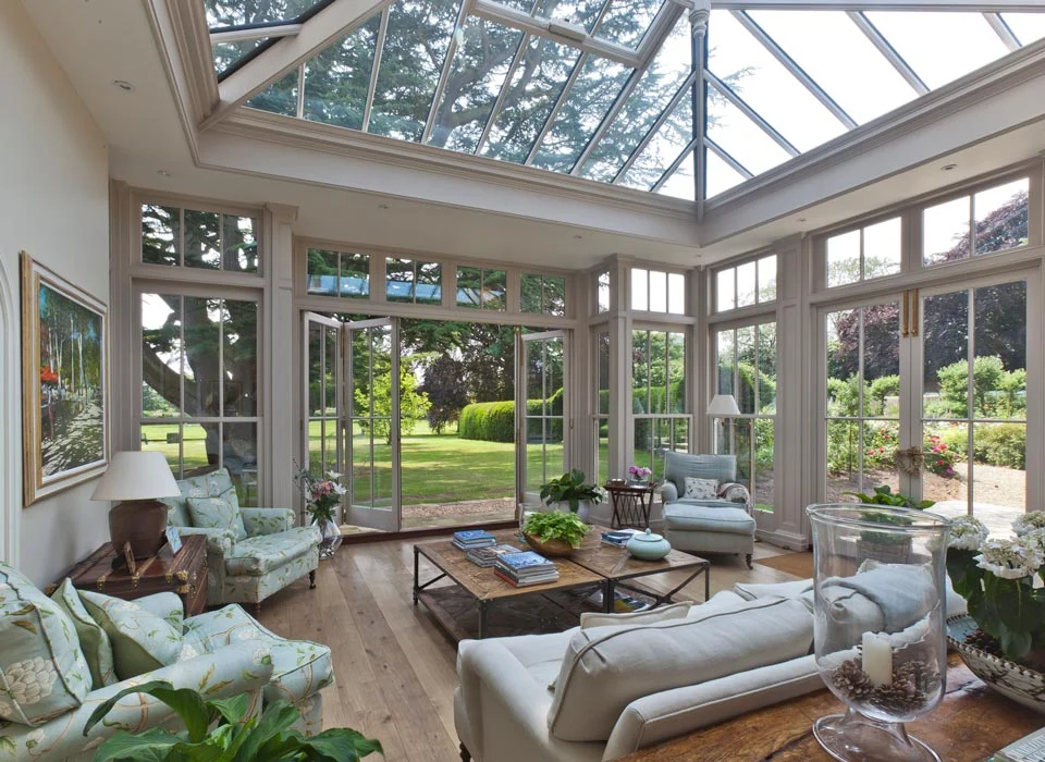Orangery designed for all year round use