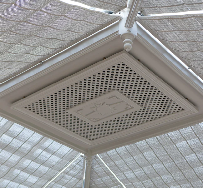 example of rising roof canopy ventilation