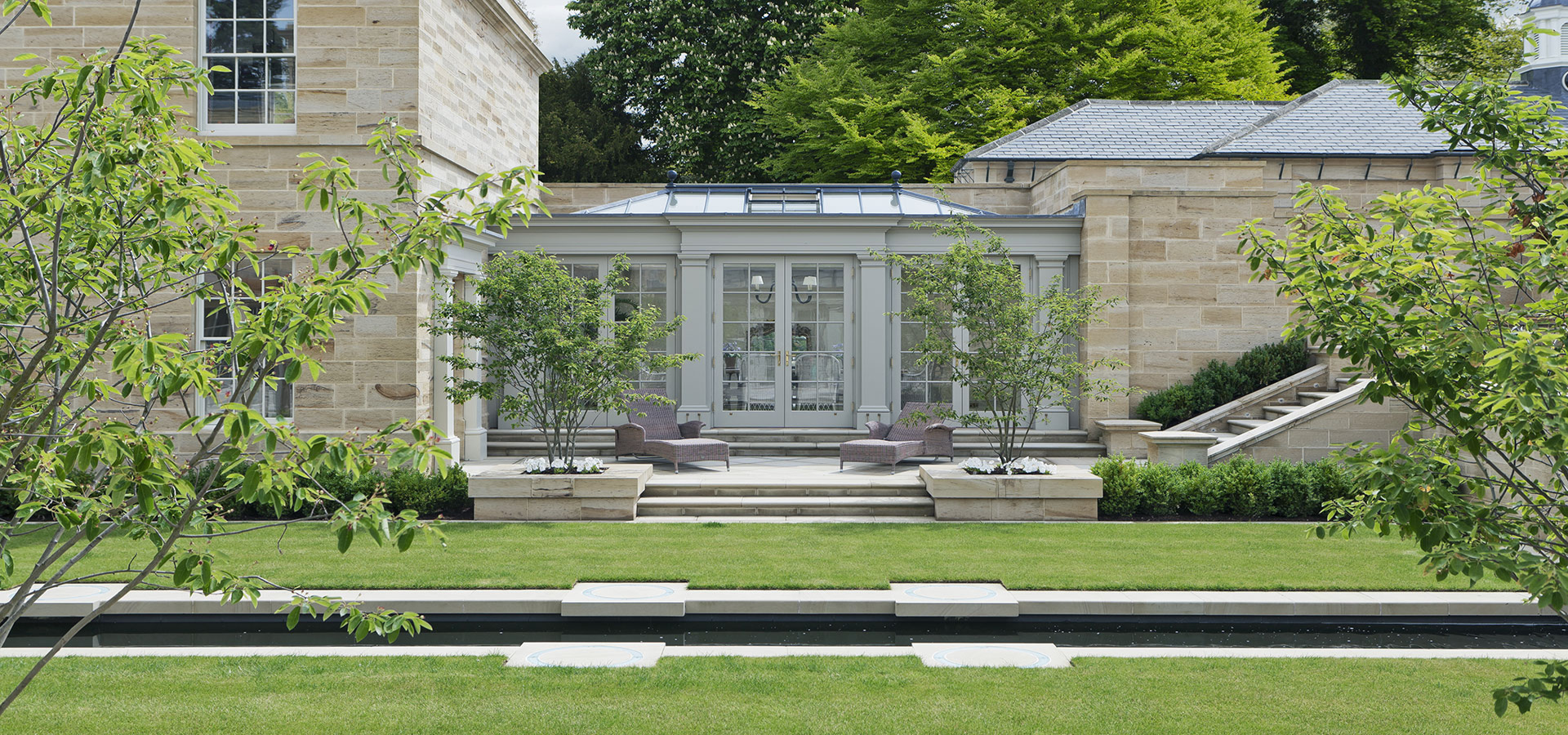 Two classic orangeries