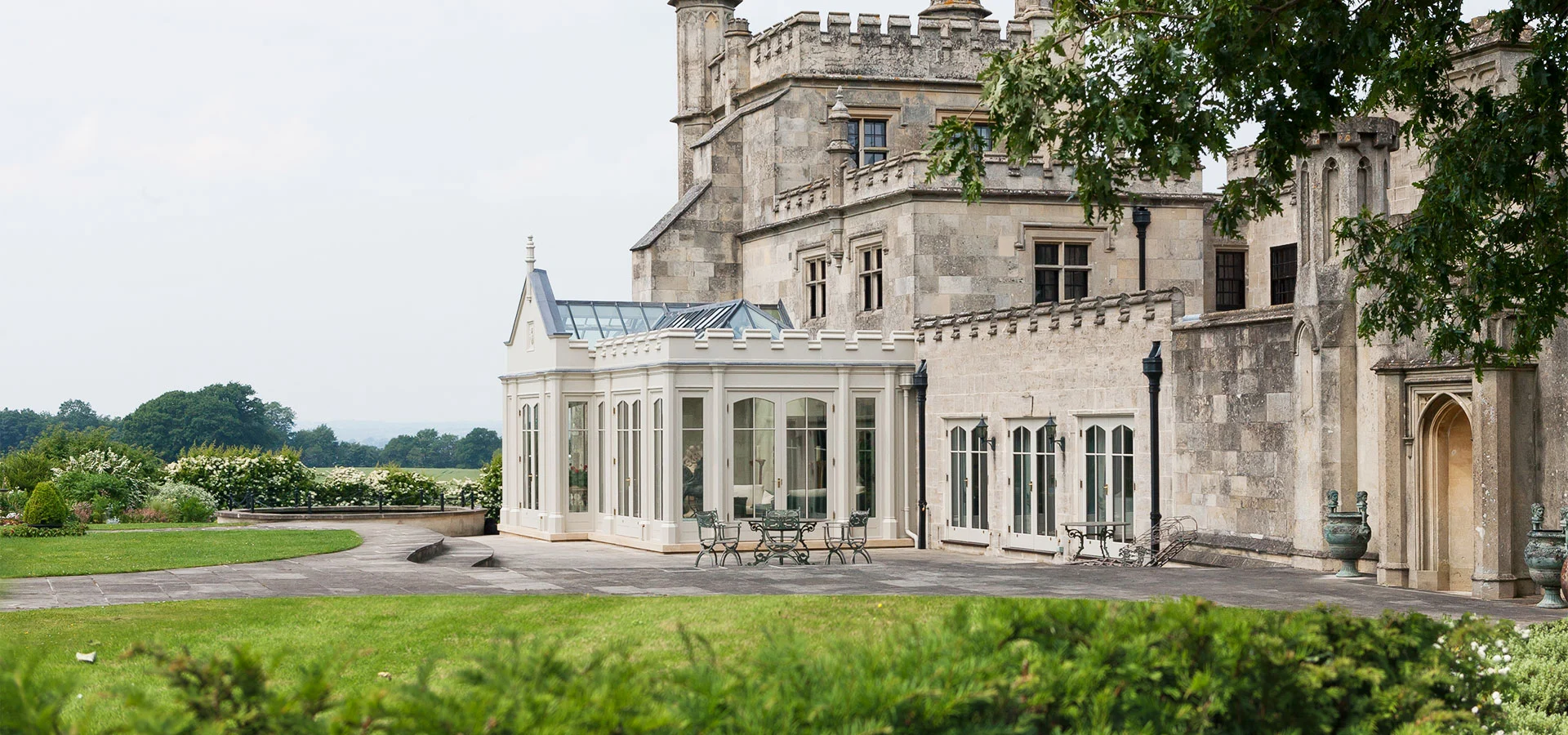 Victorian Gothic garden room design